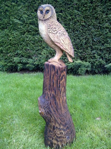 Chainsaw Carved Sculptures Gallery | Bears Fawns Hares Owls Foxes Chainsaw Wood Carving, Dremel ...