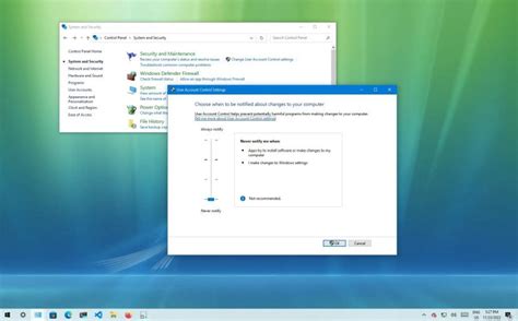 How to change User Account Control (UAC) settings on Windows 10 ...