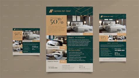 Hotel Flyer Template Set - Graphics | Motion Array