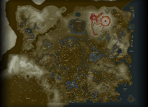 Stitched together a 11592x8469 Map of all the Korok Seeds. : Breath_of_the_Wild