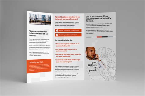 Free Corporate Trifold Brochure Template by LendBrand on DeviantArt