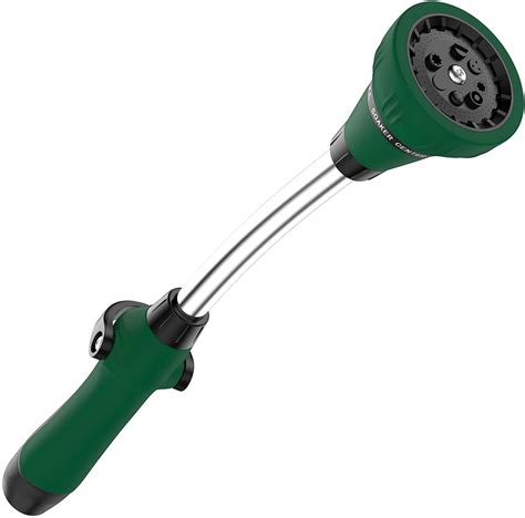 Watering Wand, 15 Inches Garden Hose Nozzle Sprayer with 8 Adjustable ...