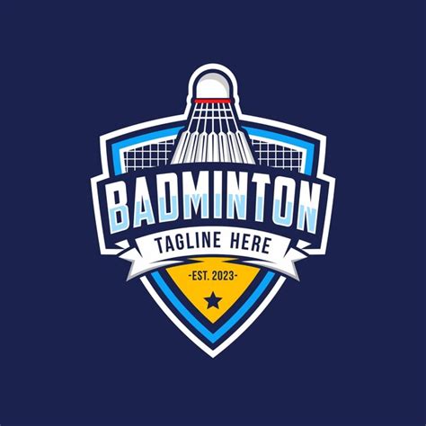 Premium Vector | Badminton club logo template badminton tournaments logotype concept abstract ...