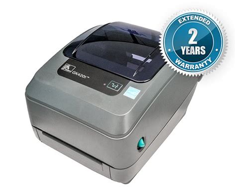 Zebra GK-420T Thermal Label Printer GK420T + Driver & Manual