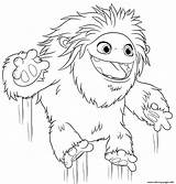 Yeti Coloring Pages Printable sketch template