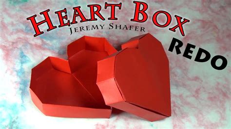 Origami Heart Box -- Redo - YouTube