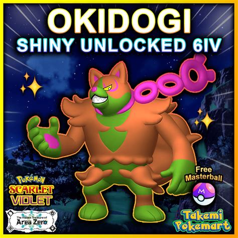 OKIDOGI SHINY UNLOCKED 6IV Exclusive Pokemon Scarlet & - Etsy