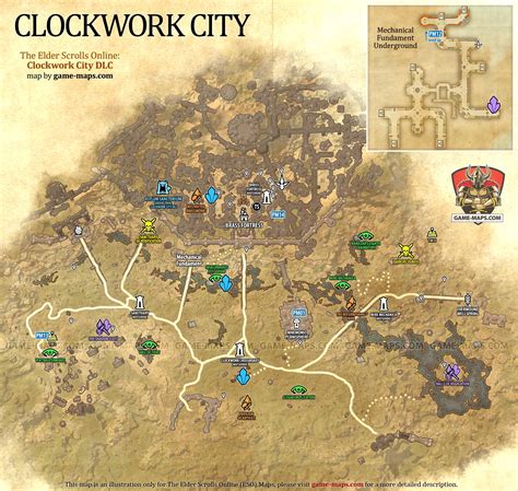 Eso Clockwork City Map – Map Of The Usa With State Names