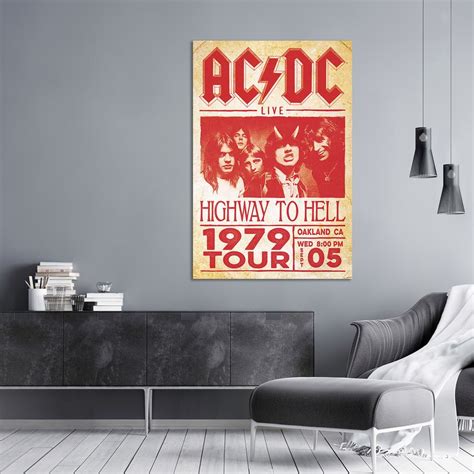 Poster AC/DC - Highway To Hell Hell Tour 1979 - Posters buy now in the shop Close Up GmbH