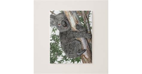 Koala in a Tree Jigsaw Puzzle | Zazzle