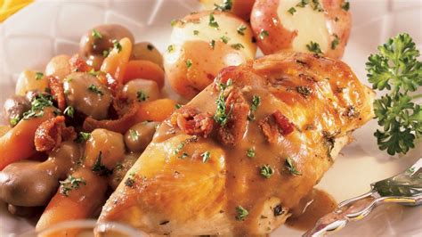 Slow-Cooker Chicken in Wine Sauce recipe from Pillsbury.com