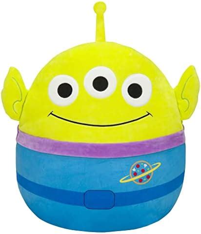 Squishmallows Pixar 14-Inch Alien Plush - Add Alien to Your Squad, Ultrasoft Stuffed Animal ...