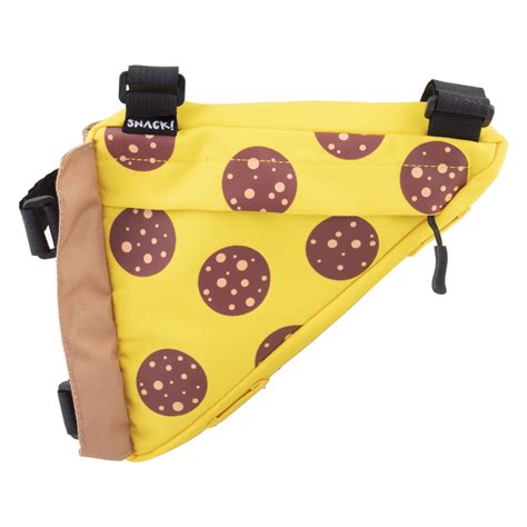 SNACK! Pizza Frame Bag Pizza 10.8x1.92x7.48` Adjustable Straps | eBay