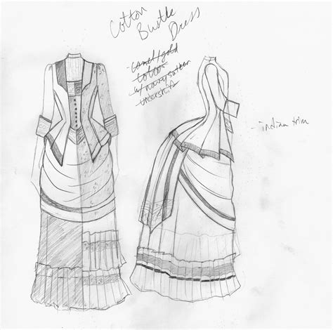 The Closet Historian: Bustle Dress Design Round 2