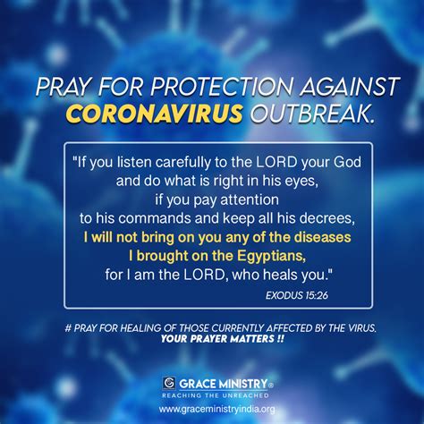 Prayers for Coronavirus outbreak by Grace Ministry. . Grace Ministry ...