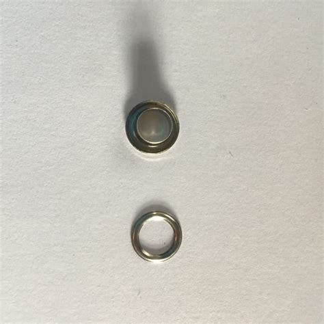 Metal grommets - 7mm nickle grommets - Minkylcioius