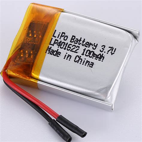 High Quality Lithium Polymer Battery LP401622 100mAH 3.7V - Lithium ...