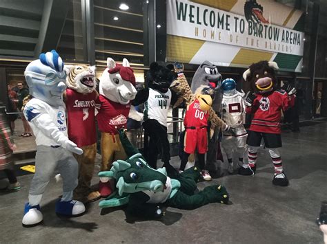 Awesome group photo of the area mascots at tonight's UAB vs. South ...