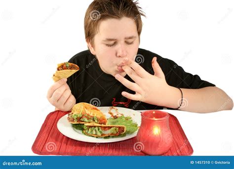 Eating tacos stock photo. Image of crunch, ground, lunch - 1457310