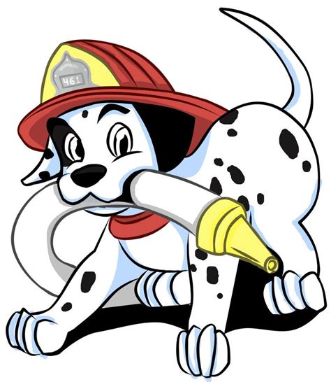 101 Dalmatian Puppy Clip Art | Patch the Firefighter/Paramedic by ...