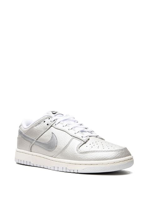 Nike Dunk Low "Metallic Silver" Sneakers - Farfetch