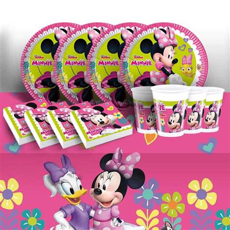 Minnie Mouse Happy Helpers Starter Party Pack - Tablecover | Cups ...