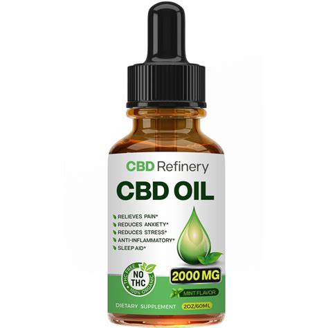 Full Spectrum CBD Oil 2000MG - CBD Refinery