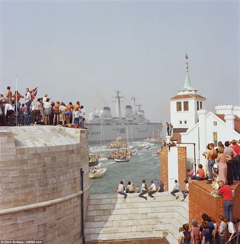 HMS Invincible returning from the Falklands War | Daily Mail Online