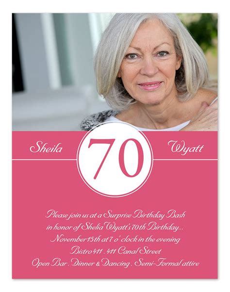 15+ 70th Birthday Invitations Design and Theme Ideas - Birthday Party Invitations Templates