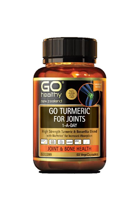 GO HEALTHY Turmeric for Joints 1-A-Day 60Vcap | Life Pharmacy St Lukes