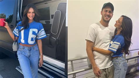 Jared Goff's girlfriend, Christen Harper, shows off luxury Lions NFL x Stoney Clover collection