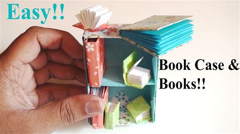 Easy Origami Book & Bookshelf! - YouTube