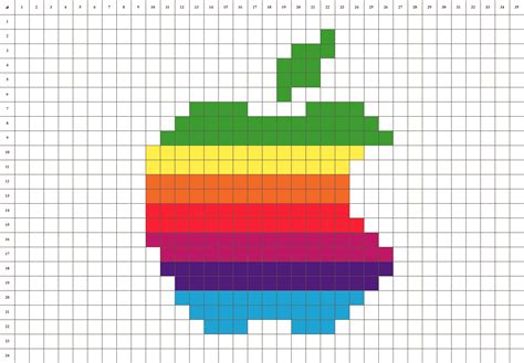 Pixel Art Logos With Grid