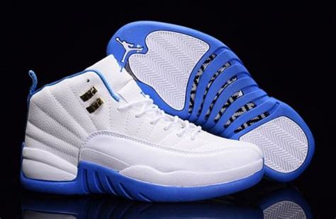 Nike Air Jordan 12 XII Retro White University Blue Melo Men Shoes ...