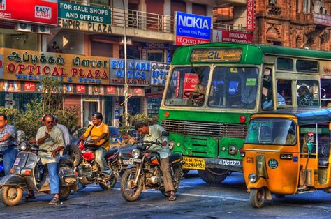 India in HDR - Chennai Street Scene | Street scenes, India, Chennai