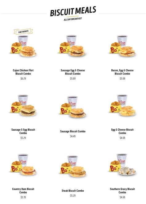 Bojangles Menu With Prices (Updated: March 2024)