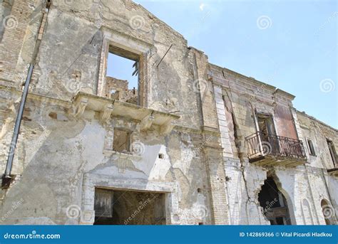 Craco, an Abandoned Ghost Town in Italy Stock Photo - Image of film ...