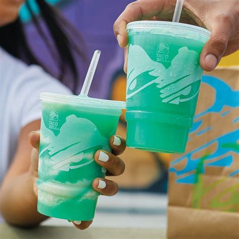 Taco Bell Is Serving Up a New Mountain Dew Baja Blast Freeze That Has a Piña Colada Twist