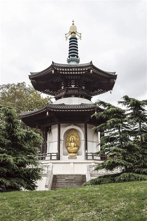 peace, pagoda, london, city, park, battersea, england, uk, britain, architecture, buddhist | Pikist