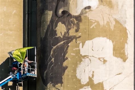 Big picture: How artists including Rone paint enormous silo murals and ...