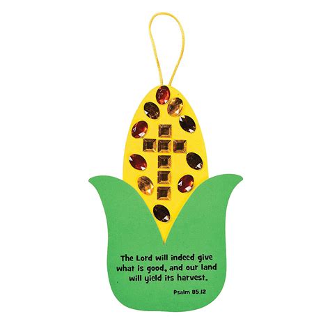 Inspirational Corn Door Hanger - OrientalTrading.com Sunday School ...