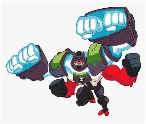 Ben 10 Planet - Ben 10 Omni Enhanced Four Arms, HD Png Download , Transparent Png Image - PNGitem