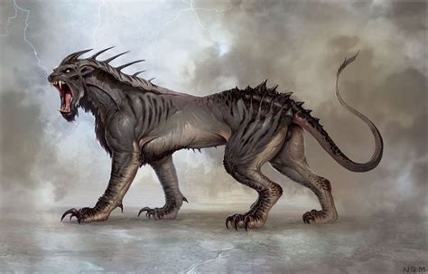 Cat Creature, young hwan Lee | Fantasy creatures, Weird creatures ...