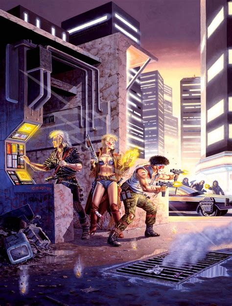 Shadowrun video game cover art by Larry Elmore : r/ImaginaryCyberpunk