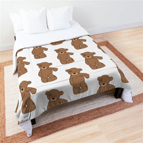 teddy bear Comforter by cute-critical | Teddy bear room, Make your bed ...