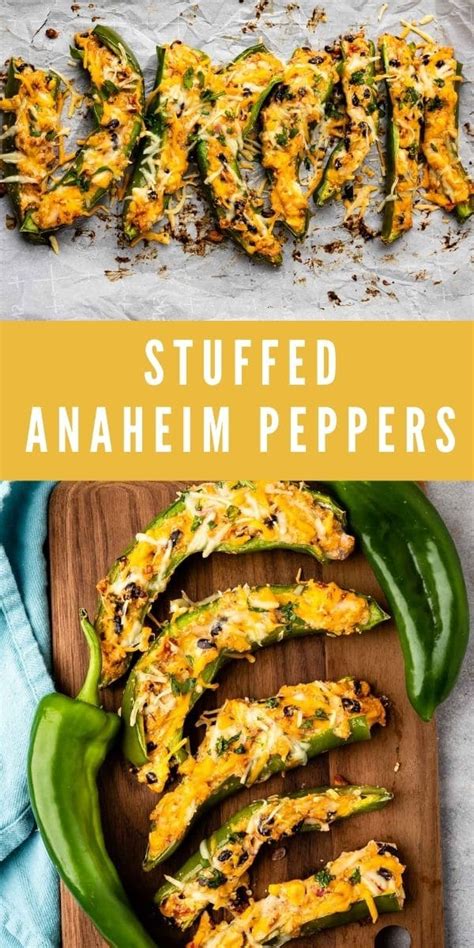 Stuffed Anaheim Peppers - EASY GOOD IDEAS