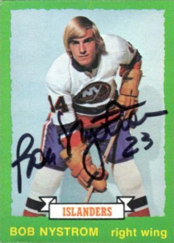 Bob Nystrom Autographs and Memorabilia | Sports, Hockey