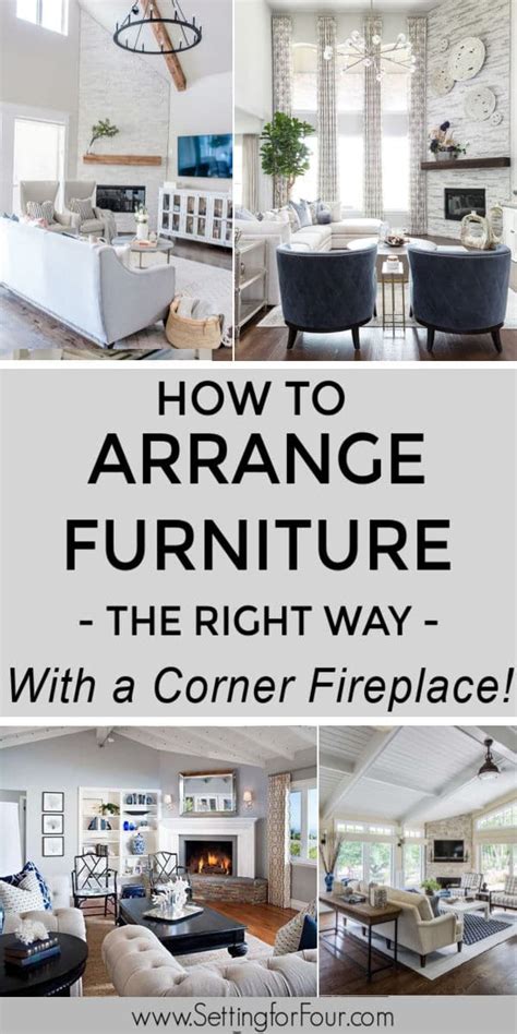 How To Design Living Room With Corner Fireplace | Americanwarmoms.org