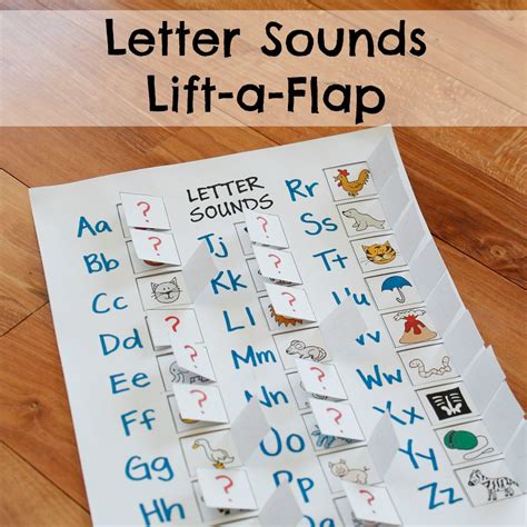 Letter Sounds Lift-a-Flap - ResearchParent.com