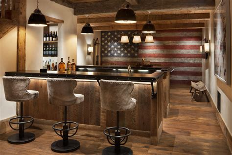 Andesite Family Lodge - Rustic - Home Bar - Other - by Miller-Roodell Architects Ltd